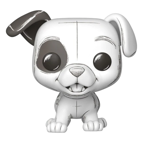 101 Dalmatians - Patch Sketched #1649 Funko Pop! - Image 2