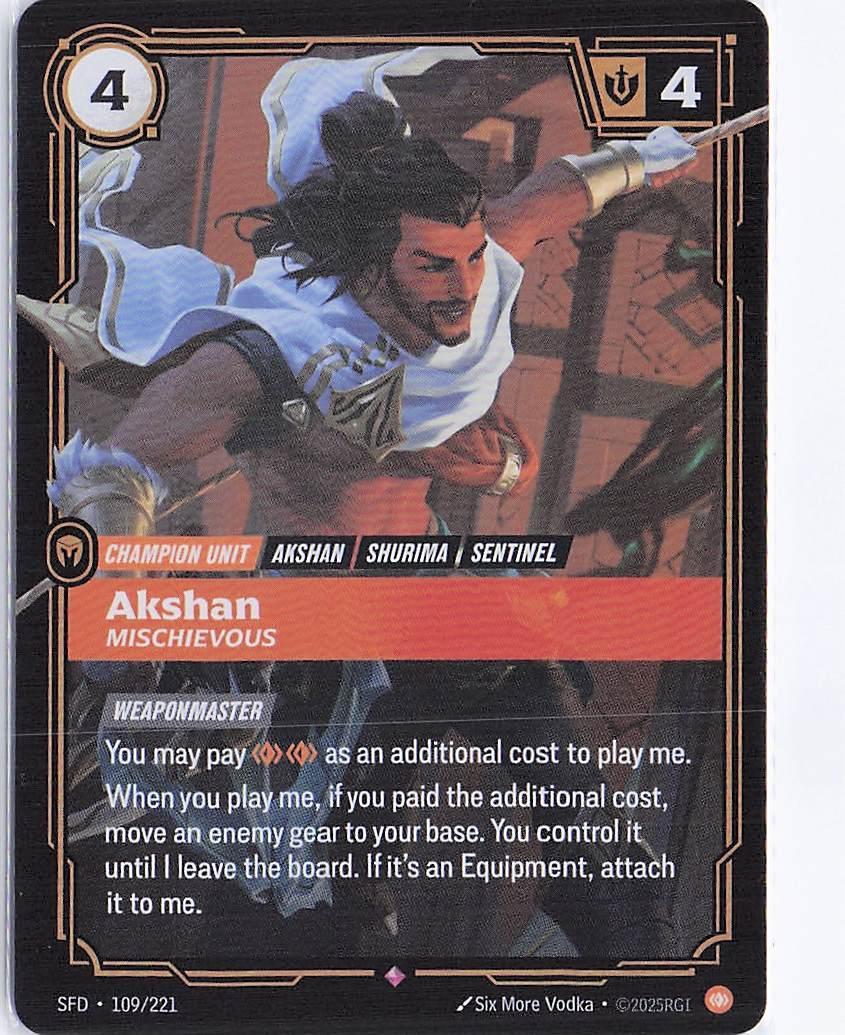 Akshan, Mischievous 109/221
