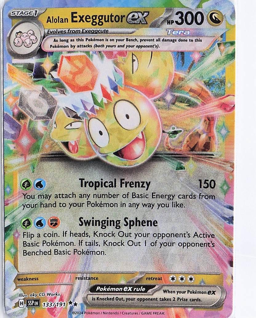 Alolan Exeggutor ex 133/191