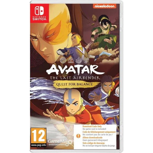 Avatar The Last Airbender: Quest For Balance (Nintendo Switch - Code In Box)