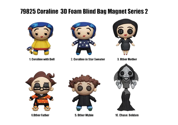 Coraline - Series 2: 3D Magnet Blind Bag - Image 3
