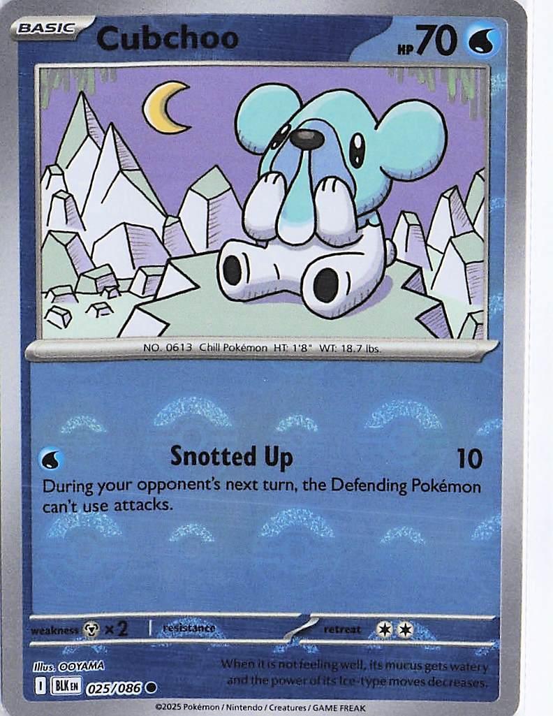 Cubchoo 025/086 (Pokeball)