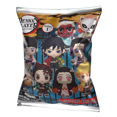 Demon Slayer - Series 1: 3D Character Bag Clip Blind Bag - Image 2