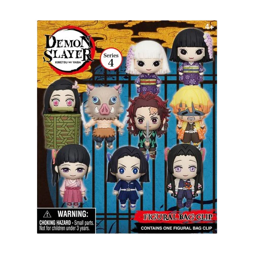 Demon Slayer - Series 4: 3D Character Bag Clip Blind Bag
