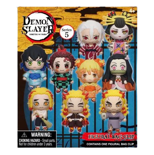 Demon Slayer - Series 5: 3D Character Bag Clip Blind Bag
