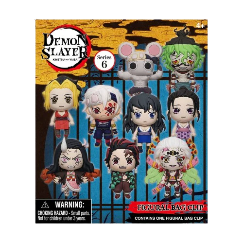 Demon Slayer - Series 6: 3D Character Bag Clip Blind Bag