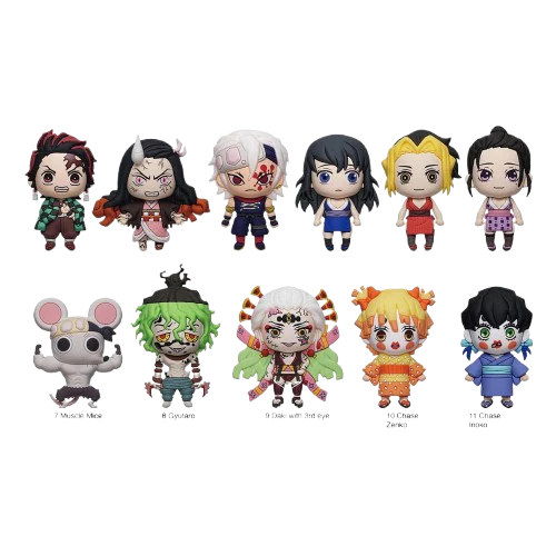 Demon Slayer - Series 6: 3D Character Bag Clip Blind Bag - Image 2