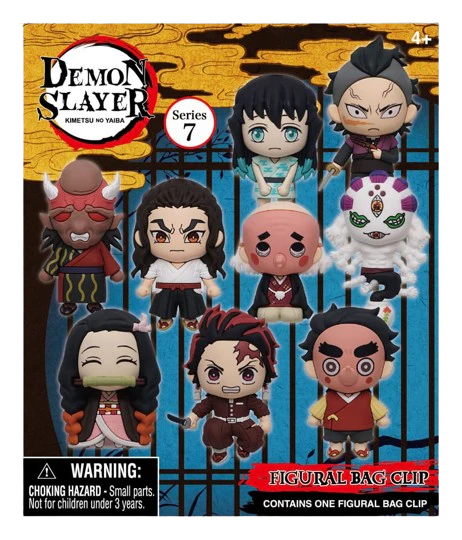 Demon Slayer - Series 7: 3D Character Bag Clip Blind Bag - Image 2