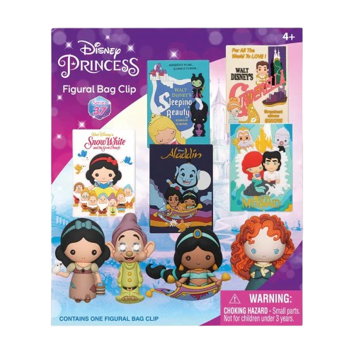 Disney - Disney Princess: Series 37 3D Character Bag Clip Blind Bag