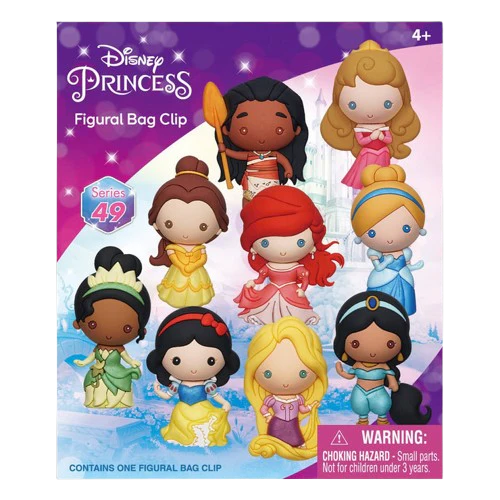 Disney - Disney Princess: Series 49 3D Character Bag Clip Blind Bag