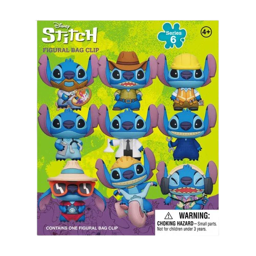 Disney Stitch - Series 6: 3D Character Bag Clip Blind Bag