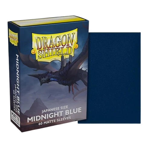 Dragon Shield - Matte Midnight Blue Japanese Sleeves (60)