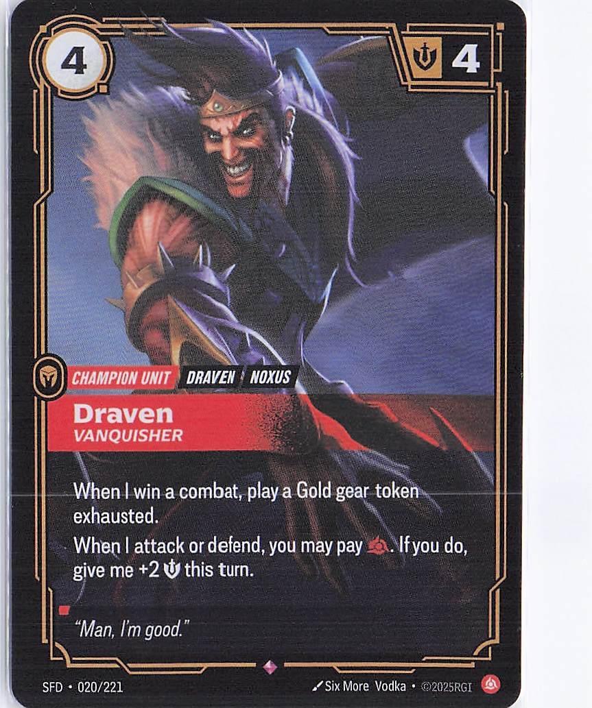 Draven, Vanquisher 020/221
