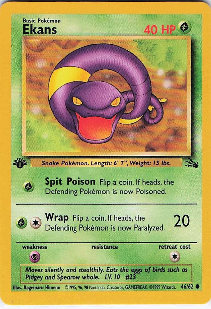 Ekans 46/62 (1st)
