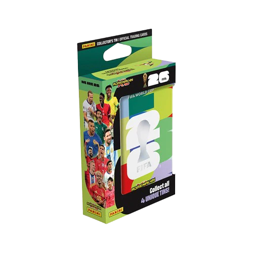 FIFA World Cup 2026 - Adrenalyn XL Official Trading Cards: Pocket Tin