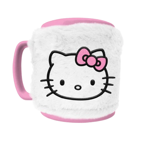 Hello Kitty - Pink Bow Fuzzy Mug