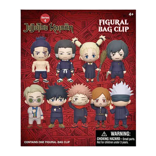Jujutsu Kaisen - Series 4: 3D Character Bag Clip Blind Bag