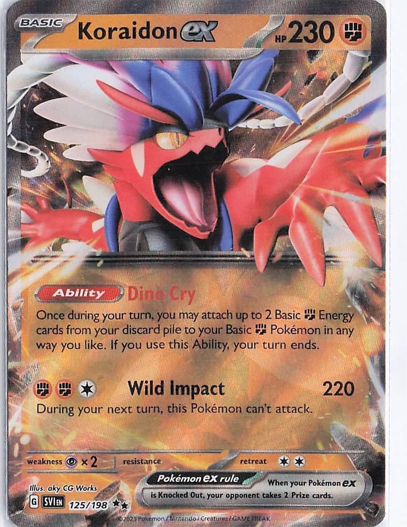 Koraidon ex 125/198