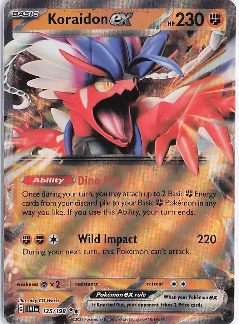 Koraidon ex 125/198