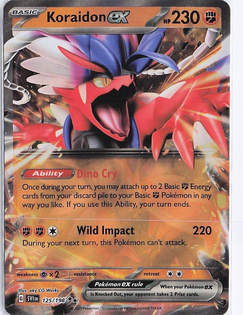 Koraidon ex 125/198