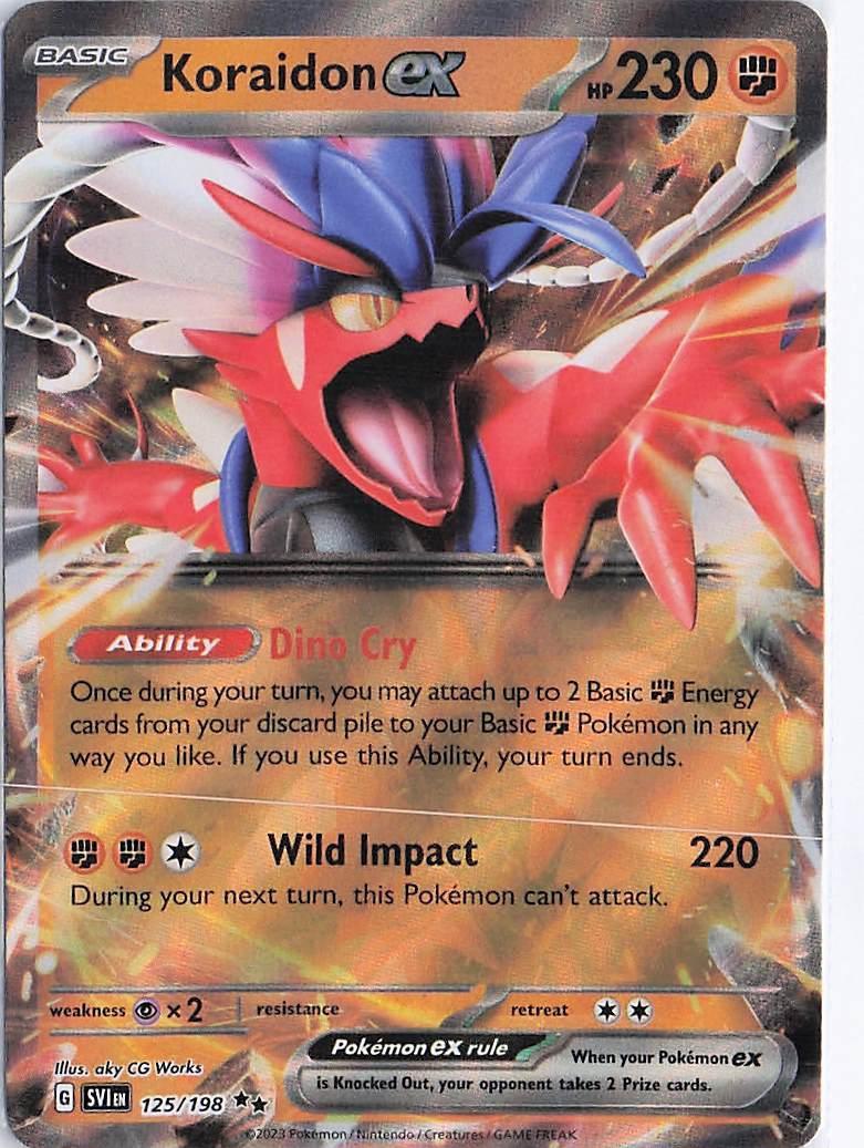 Koraidon ex 125/198