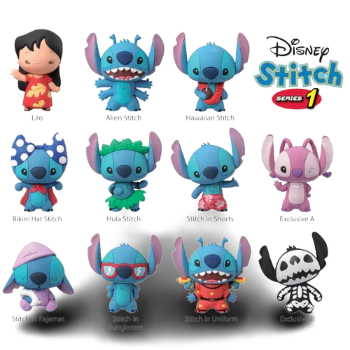 Lilo & Stitch - Series 1: 3D Character Bag Clip Blind Bag - Image 2