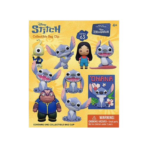 Lilo & Stitch - Series 63: 3D Character Bag Clip Blind Bag