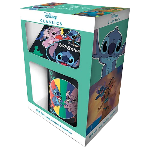 Lilo & Stitch - You're My Fave Mug Coaster & Keychain Gift Set