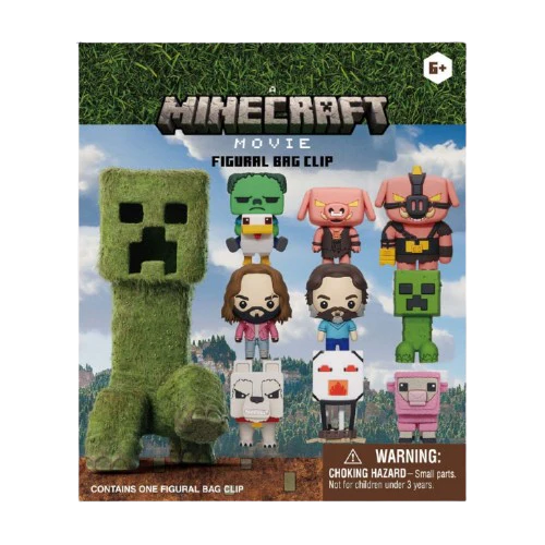 Minecraft - A Minecraft Movie 3D Figure Bag Clip