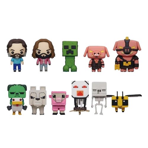 Minecraft - A Minecraft Movie 3D Figure Bag Clip - Image 2