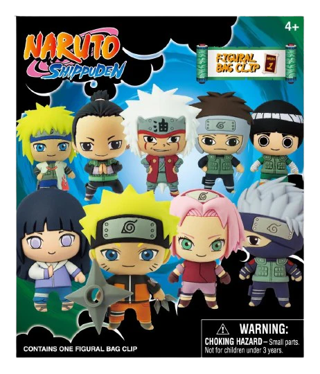 Naruto Shippuden - Series 01 3D Character Bag Clip Blind Bag