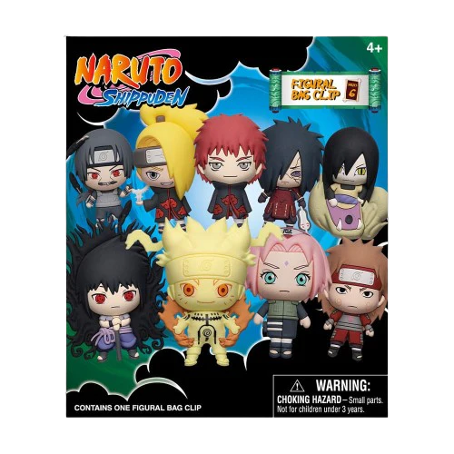 Naruto Shippuden - Series 6: 3D Character Bag Clip Blind Bag
