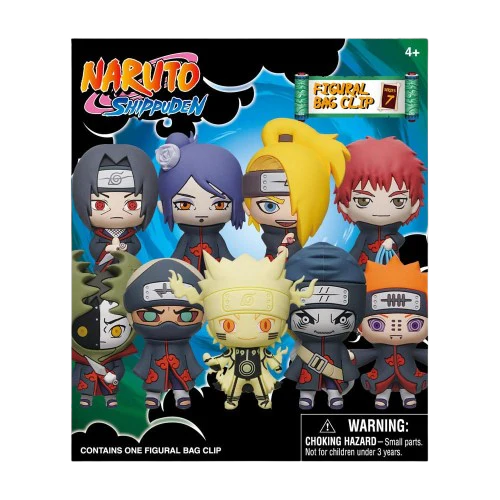 Naruto Shippuden - Series 7: 3D Character Bag Clip Blind Bag