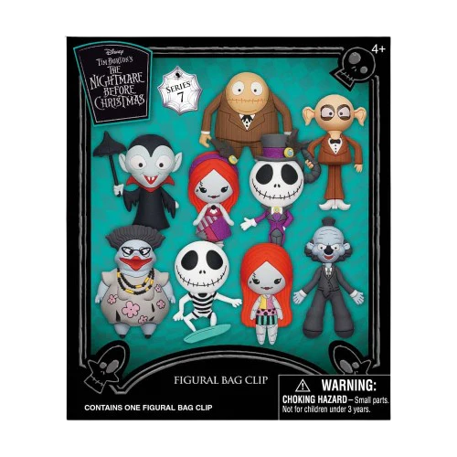 Nightmare Before Christmas - Series 6: 3D Character Bag Clip Blind Bag