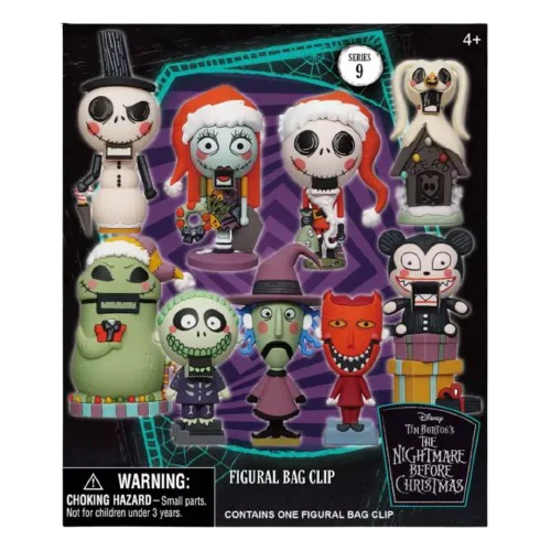 Nightmare Before Christmas - Series 9: 3D Character Bag Clip Blind Bag