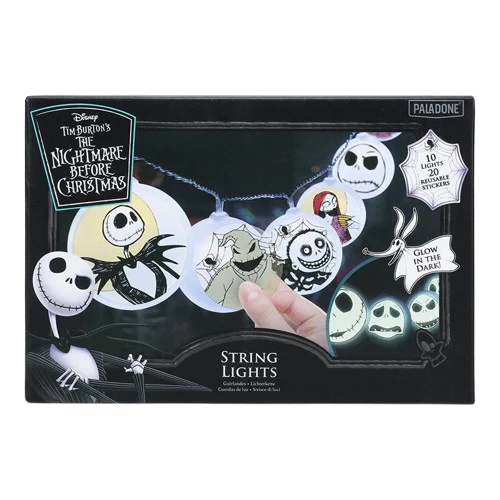 Nightmare Before Christmas - String Lights With Stickers
