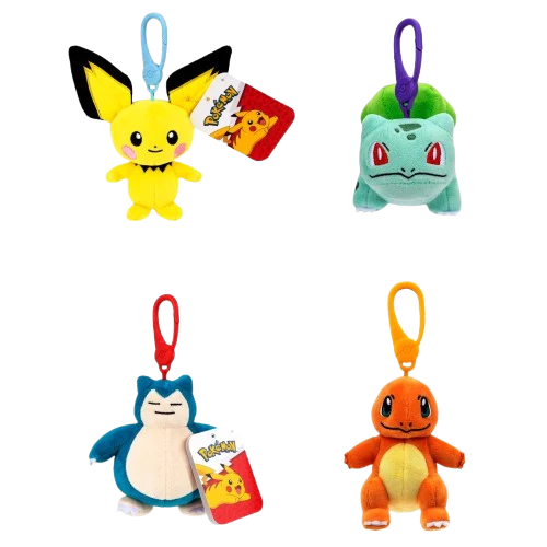Pokemon - 3.5" Plush Bag Clip