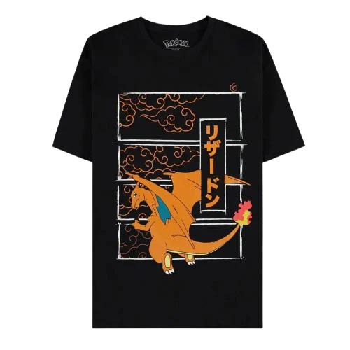 Pokemon - Charizard Japanese T-Shirt - Image 4