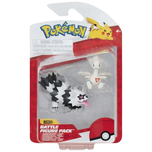 Pokemon - Galarian Zigzagoon & Togetic Battle Figure Set