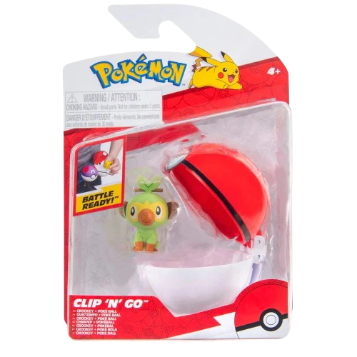 Pokemon - Grookey Clip 'N' Go Figure