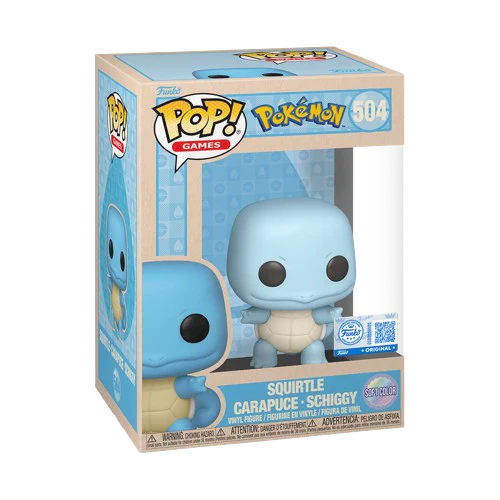 Pokemon - Squirtle #504 (Soft Colour) Funko Pop!