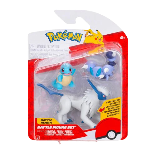 Pokemon - Squirtle, Absol & Skorupi Battle Figure Set