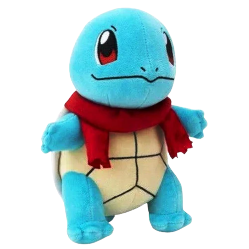 Pokemon - Squirtle With Scarf Christmas Plush