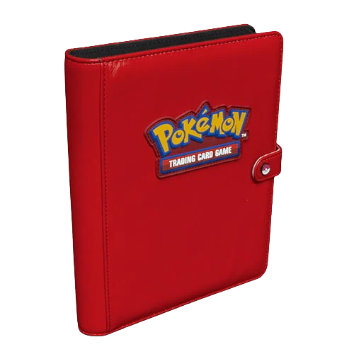 Pokemon - Ultra Pro: Premium Red Snap 4 Pocket Binder