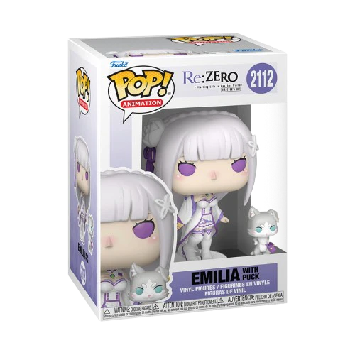 Re:Zero - Emilia w/Puck #2112 Funko Pop!