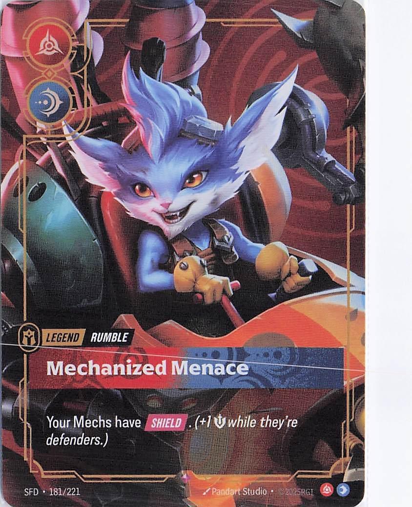 Rumble, Mechanized Menace 181/221