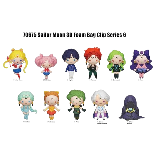 Sailor Moon - Series 6 3D Character Bag Clip Blind Bag - Image 2