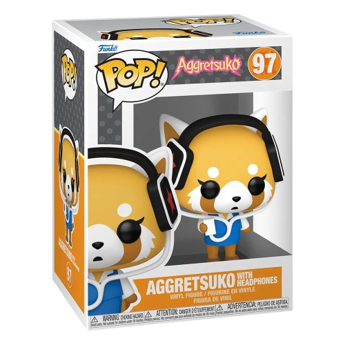 Sanrio - Aggretsuko With Headphones #55 Funko Pop!