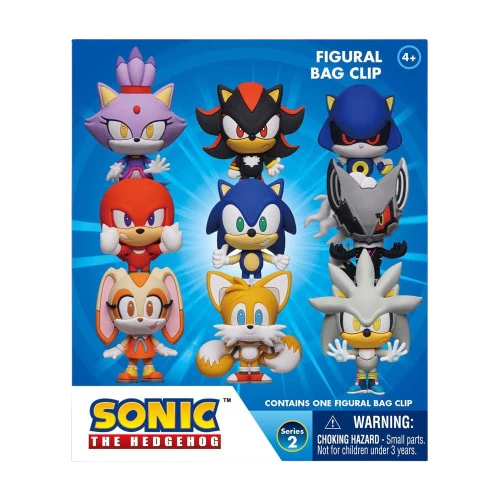 Sonic The Hedgehog - Series 2: 3D Character Bag Clip Blind Bag