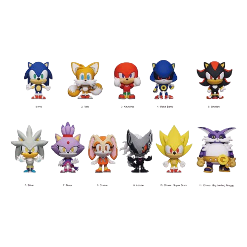 Sonic The Hedgehog - Series 2: 3D Character Bag Clip Blind Bag - Image 3